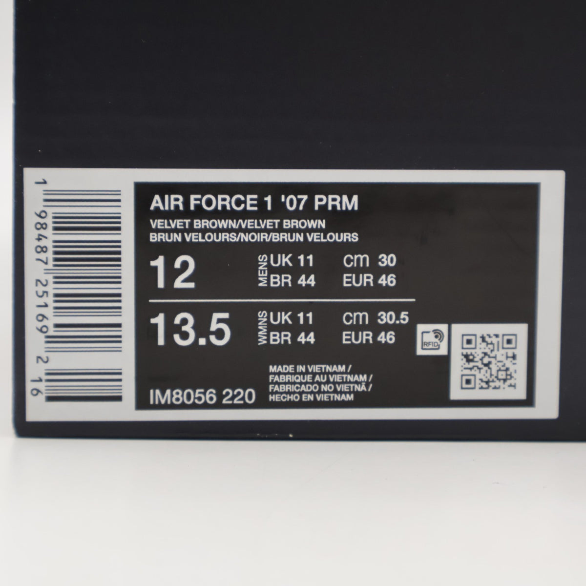 IM8056-220 Nike Air Force 1 Low '07 Premium Morse Code (Men's)
