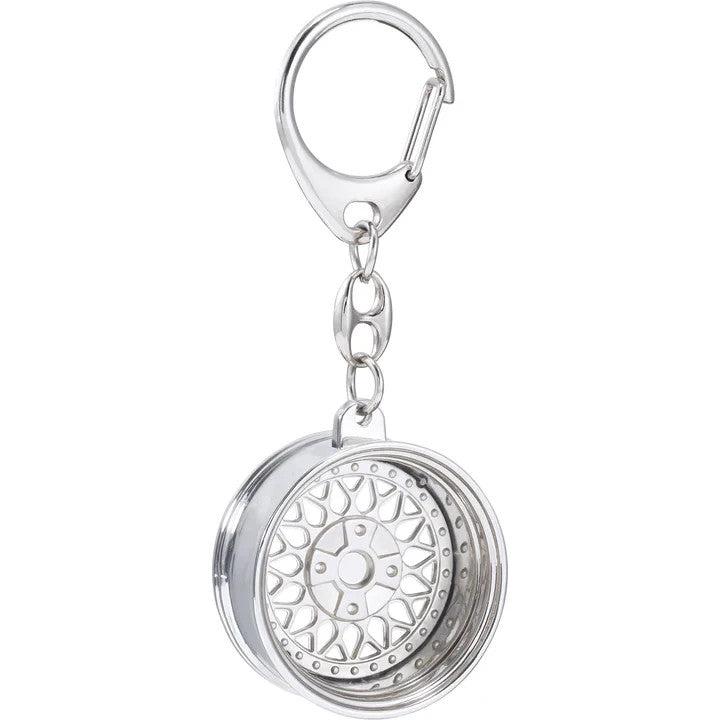 Supreme BBS RS Rim Keychain Silver