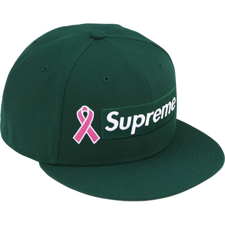 Supreme Breast Cancer Awareness Box Logo New Era Dark Green