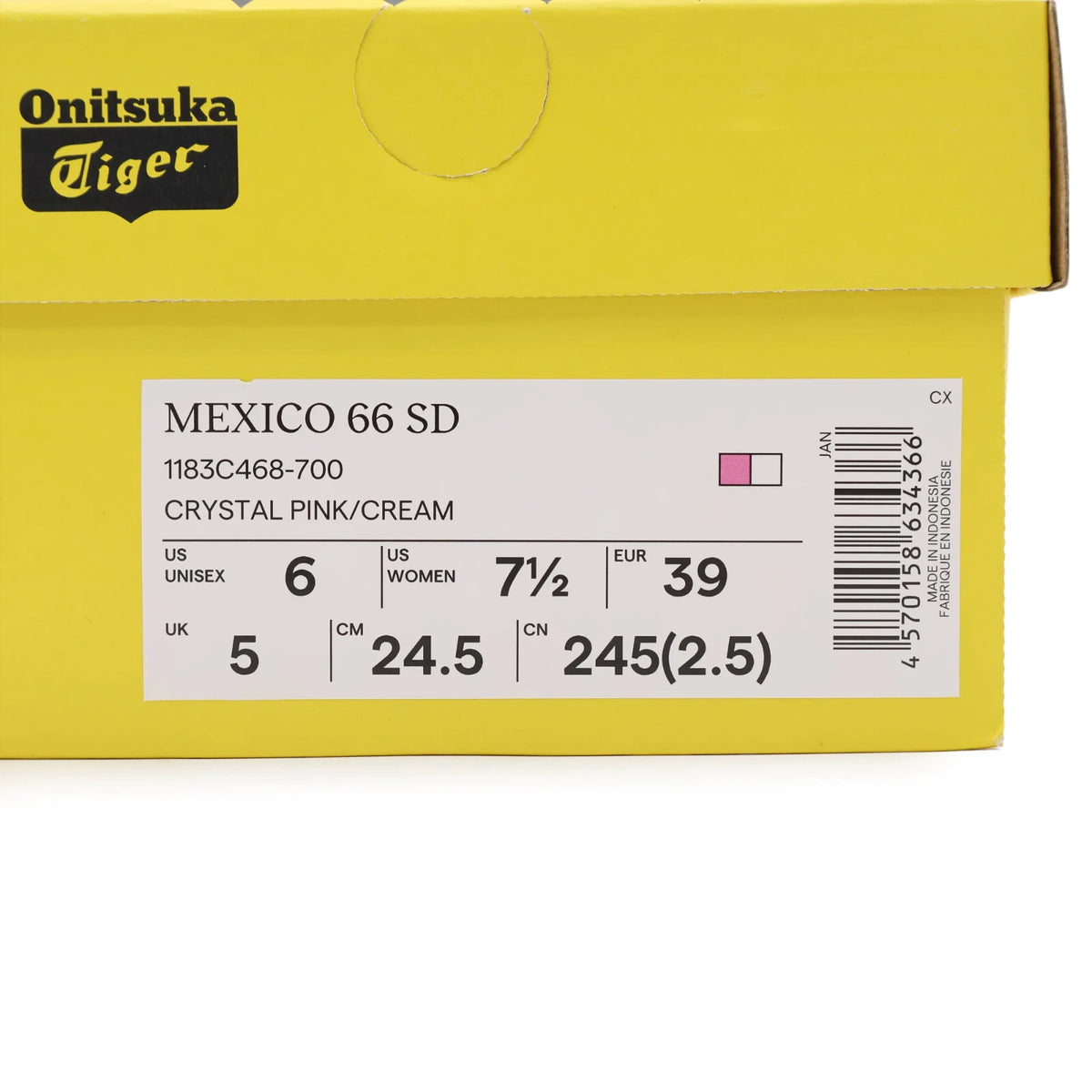 1183C468-700 Onitsuka Tiger Mexico 66 SD Crystal Pink Cream (Men's)