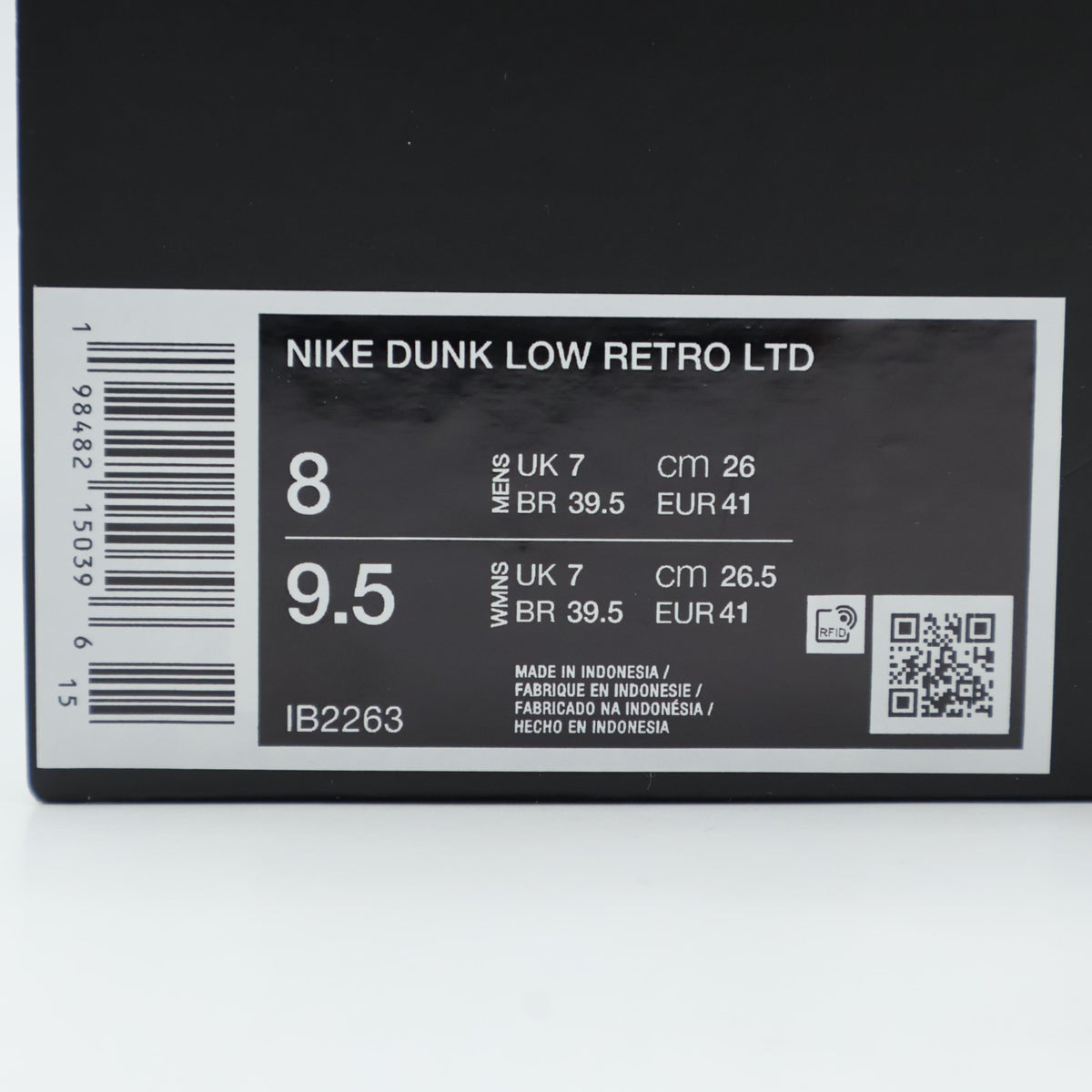IB2263-300 Nike Dunk Low Panda Green Curry White (Men's)