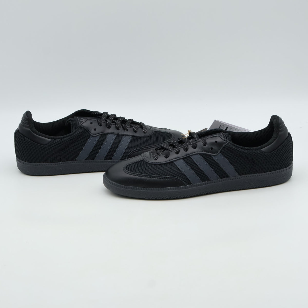 JR0901 adidas Originals Samba OG Core Black Carbon Silver Metallic (Men's)