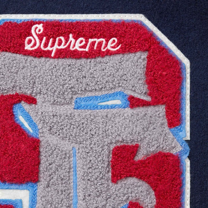 Supreme Drill Team Varsity Jacket Navy