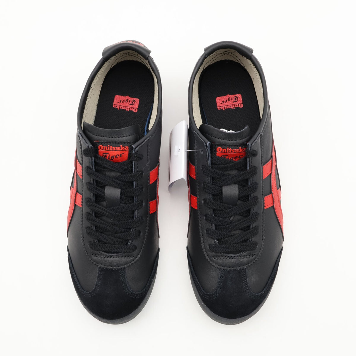 1183C102-004 Onitsuka Tiger Mexico 66 Black Classic Red (Men's)
