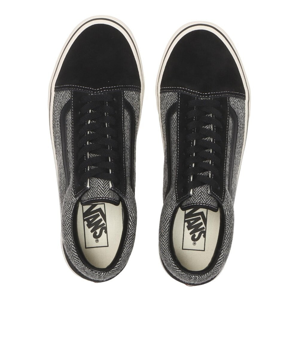 714555-0001 Vans Old Skool "Black" (V36CF TWEED) (Men's)