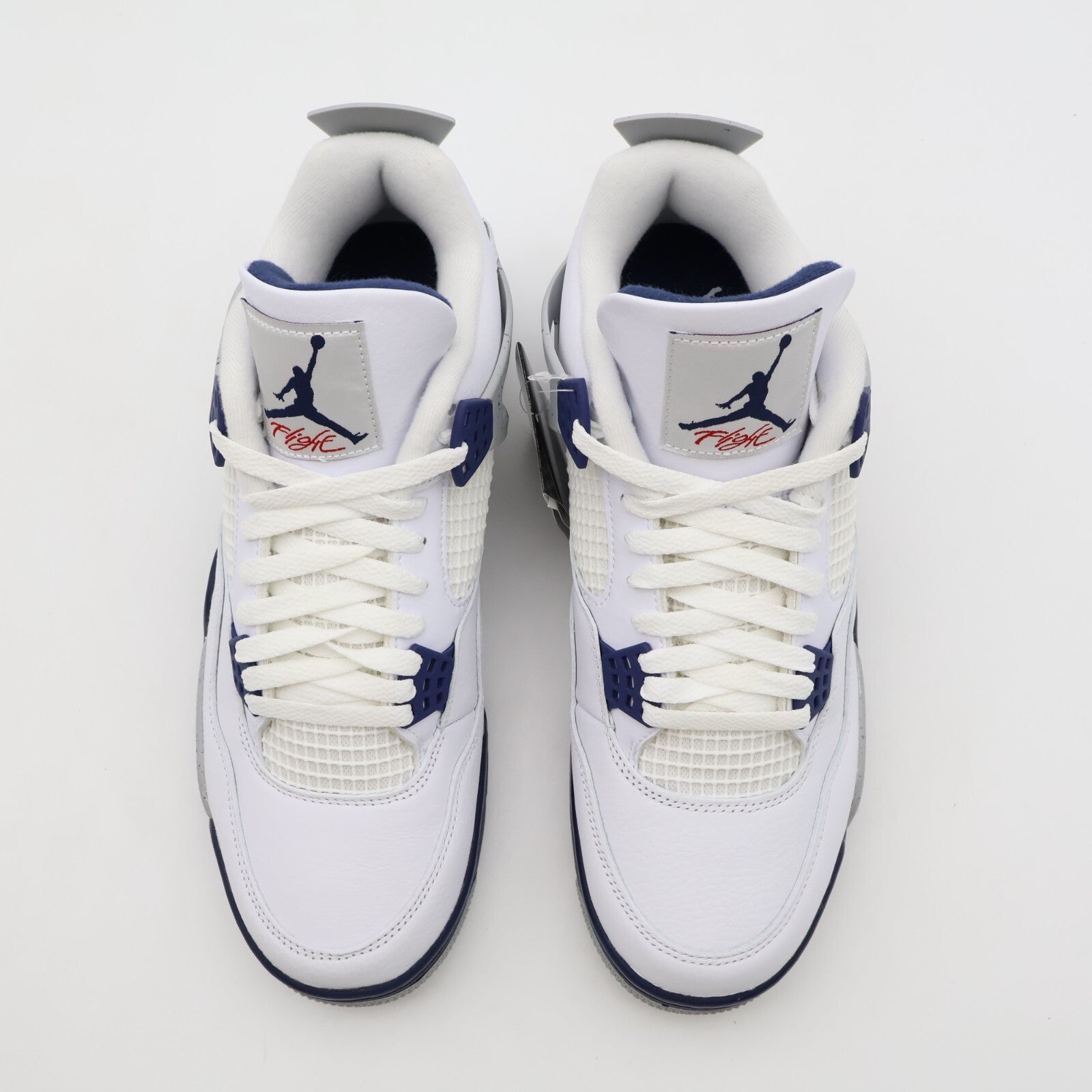 DH6927-140 Nike Air Jordan 4 Midnight Navy Light Smoke Gray Fire Red (Men's)