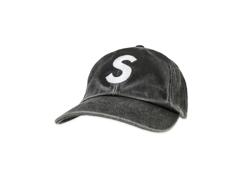 Supreme Pigment Coated S Logo 6-Panel "Black"