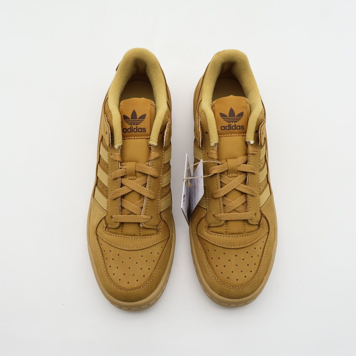 KJ3483 adidas Originals Forum Low CL Mesa Gold Gum3 (Men's)