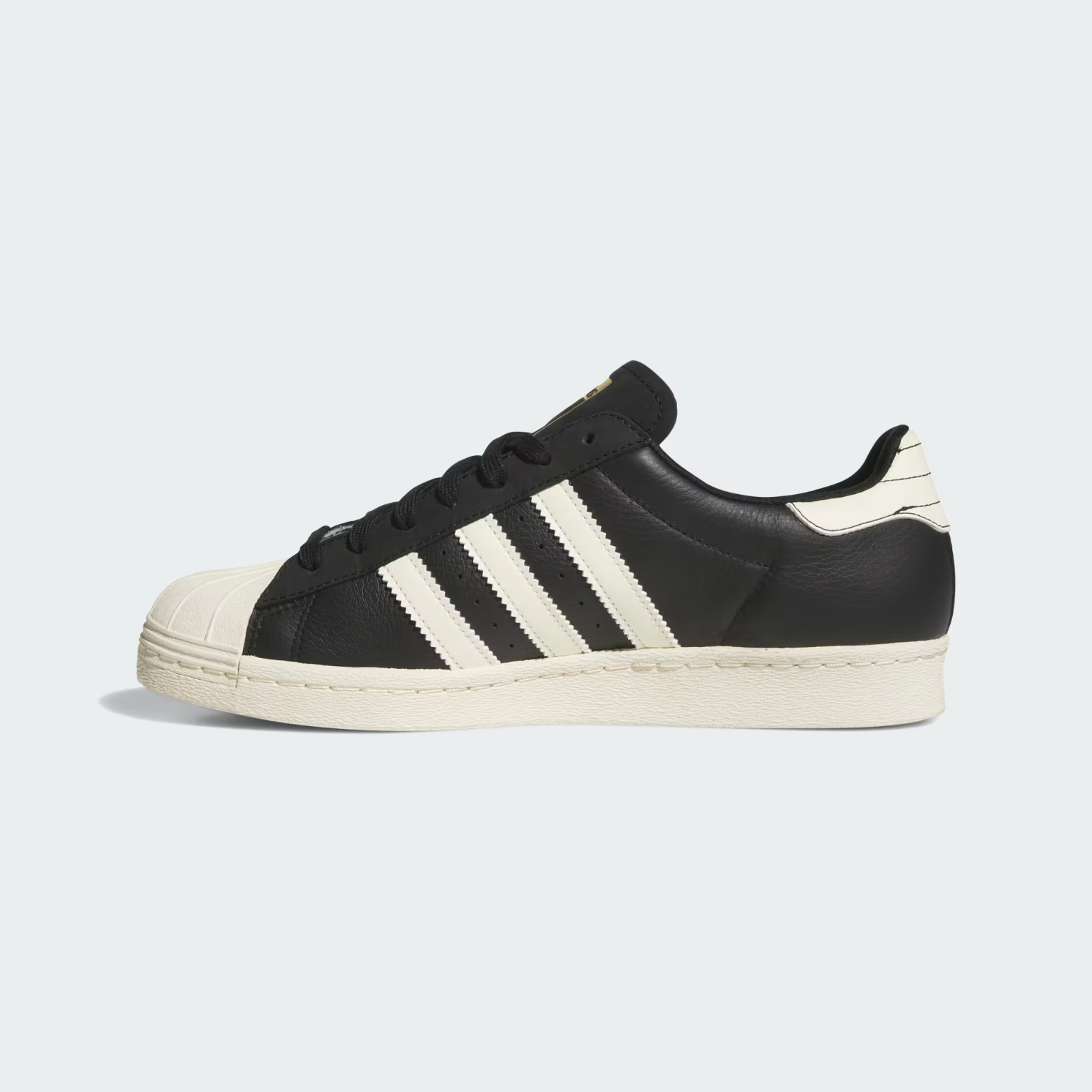 KK5003 adidas Superstar 80 ADV Core Black Cream White Gold Metallic (Men's)