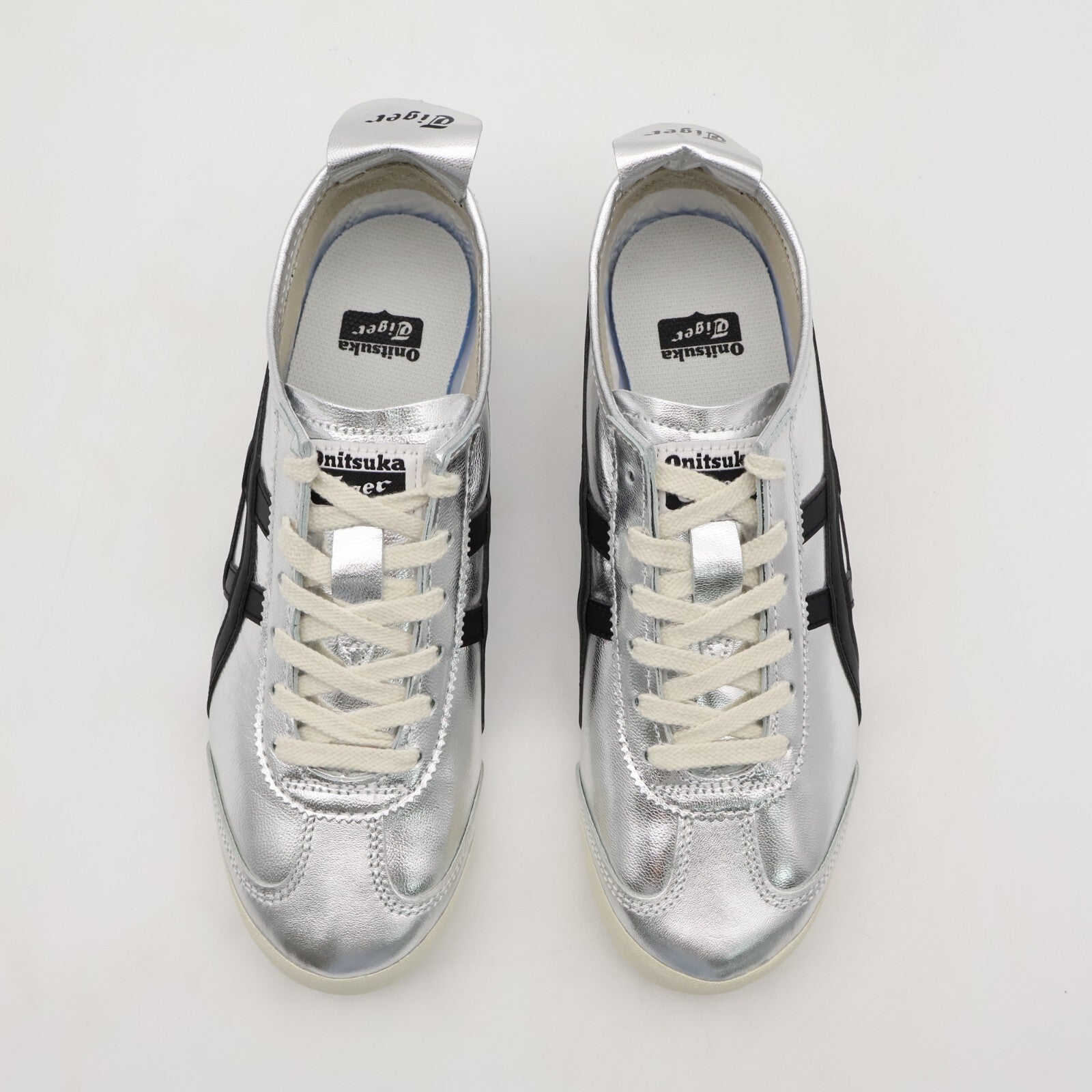 1183B566-020 Onitsuka Tiger Mexico 66 Pure Silver Black (Men's)