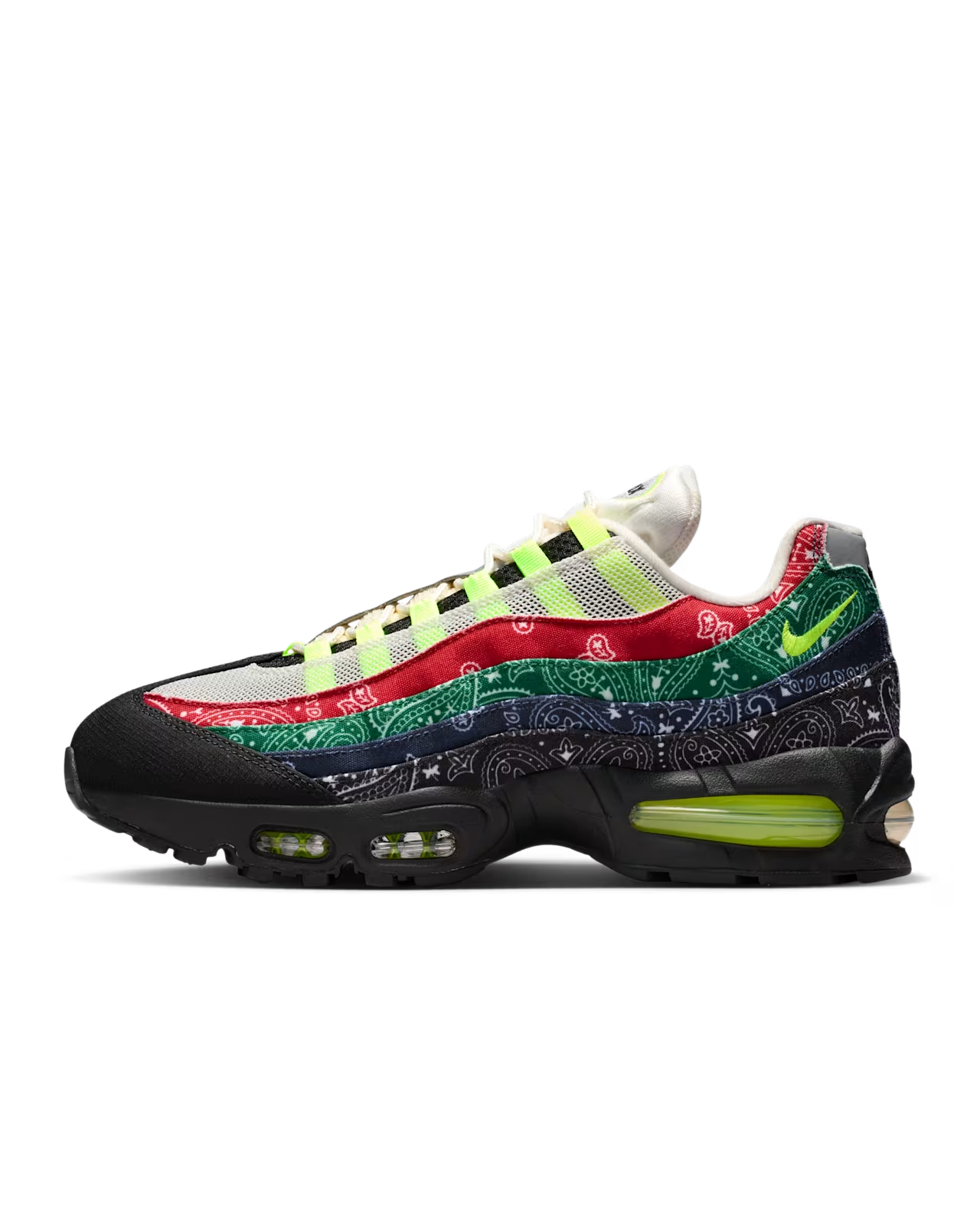 IQ0620-100 Nike Air Max 95 Big Bubble SP Paisley Bandana (Men's)