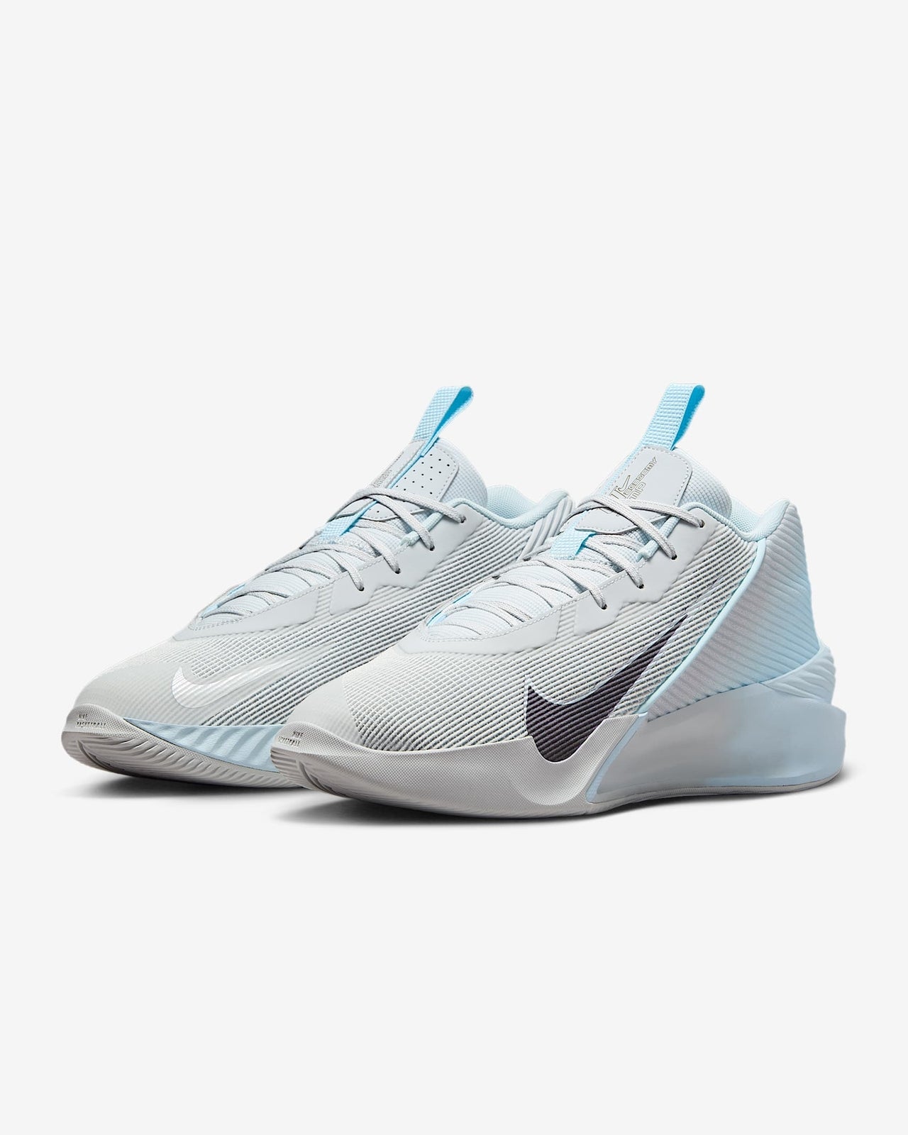 HF1804-002 Nike GT Jump Academy Pure Platinum Glacier Blue Light Lemon (Men's)