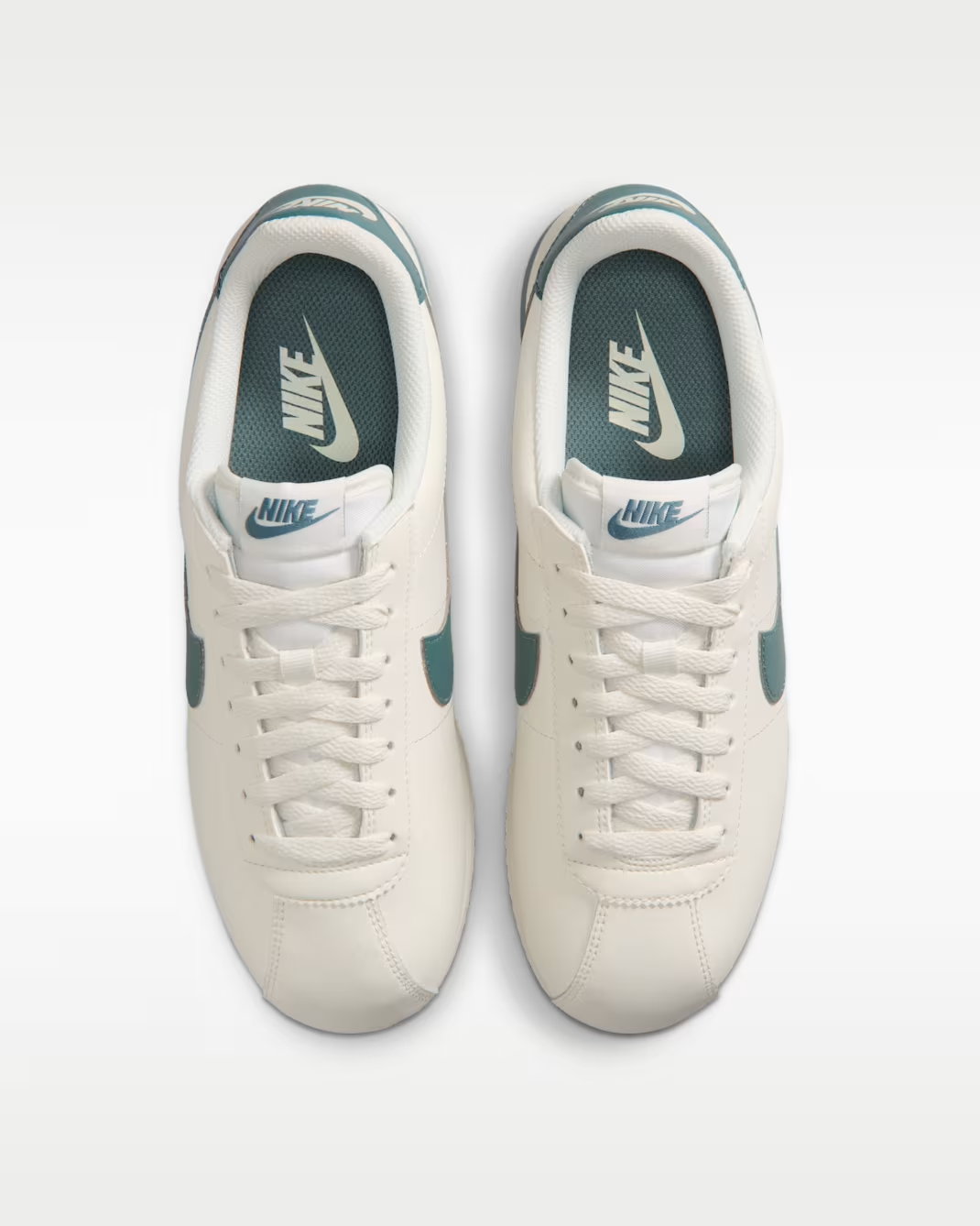 DN1791-118 Nike Cortez Leather Sail Mineral Slate (Women's)
