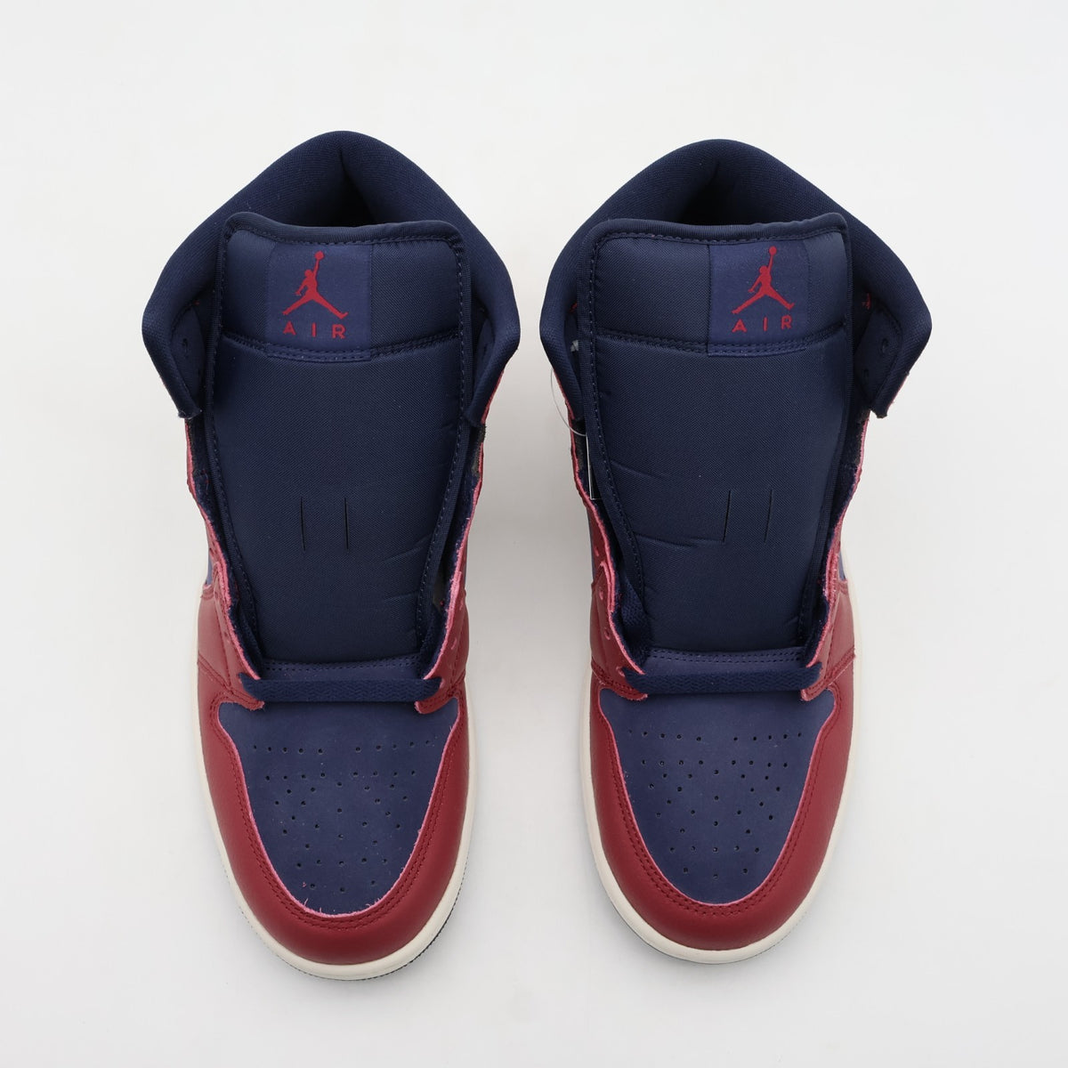 IO7449-600 Nike Air Jordan 1 Mid Team Red (Men's)