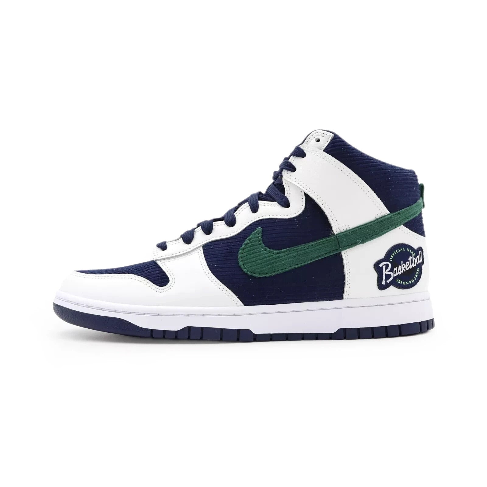 DH0953-400 Nike Dunk High EMB College Navy Sports Specialties Green (Men's)