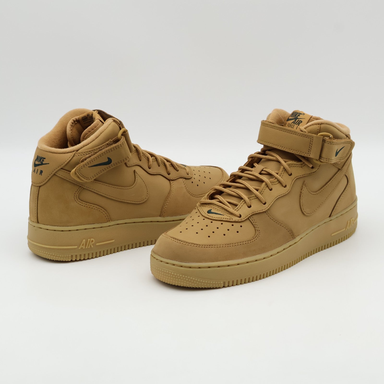 715889-200 Nike Air Force 1 '07 Mid Flax Outdoor Green 2025 (Men's)