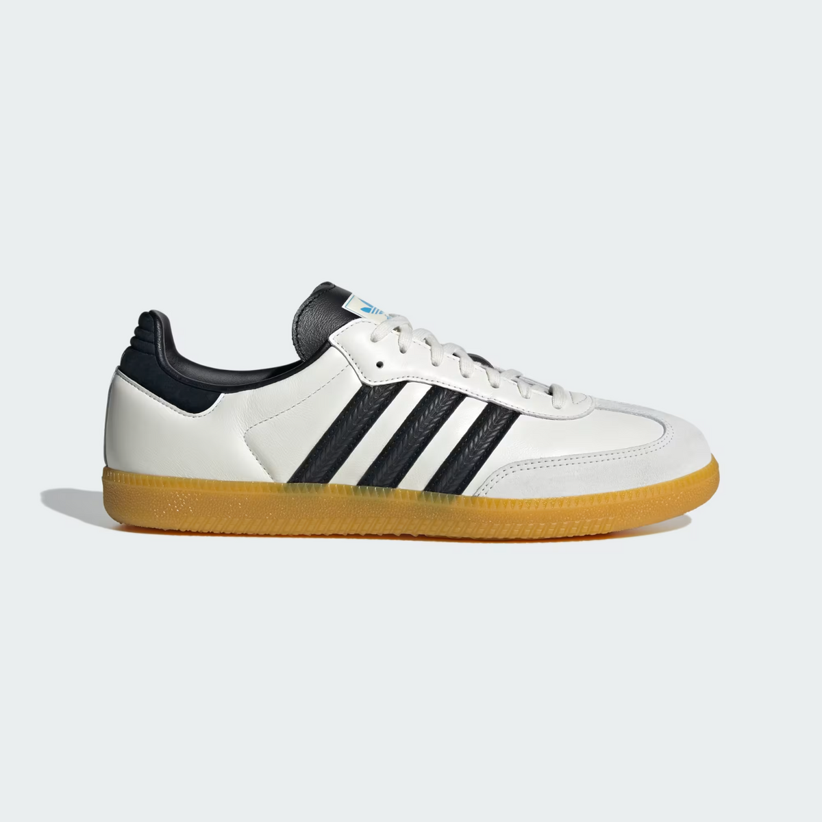 KJ1455 adidas Originals Samba OG Off White Core Black Preloved Yellow (Men's)
