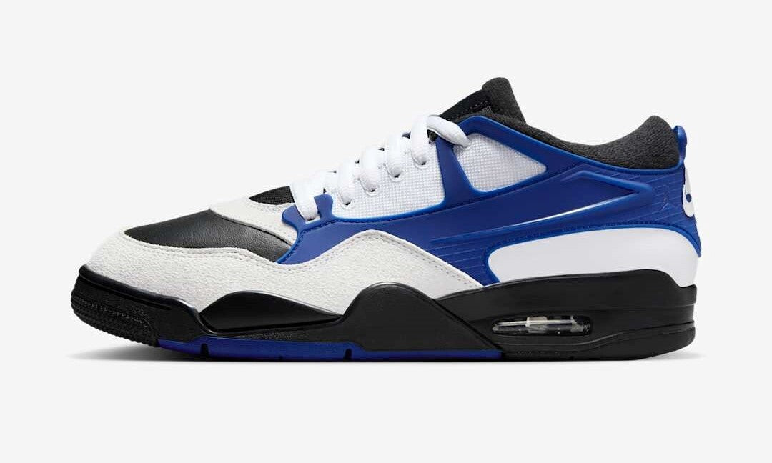 FQ7939-140 Nike Air Jordan 4 RM Black Summit White Racer Blue (Men's)