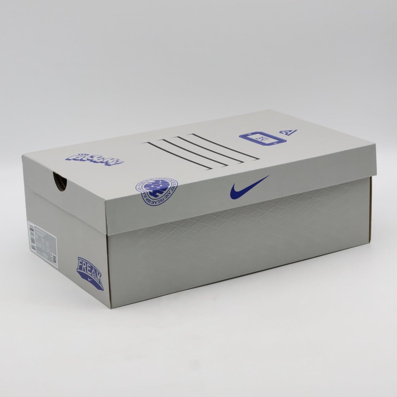 FJ7807-102 Nike Giannis Freak 6 White Black Wolf Grey (Men's)