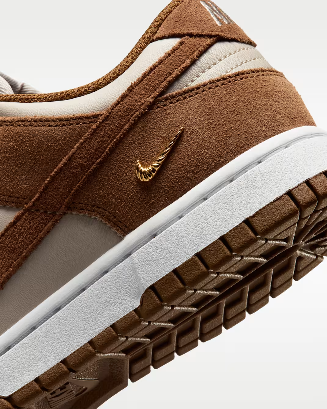 IO4244-200 Nike Dunk Low Suede "Light British Tan/Cream 2" (Women's)