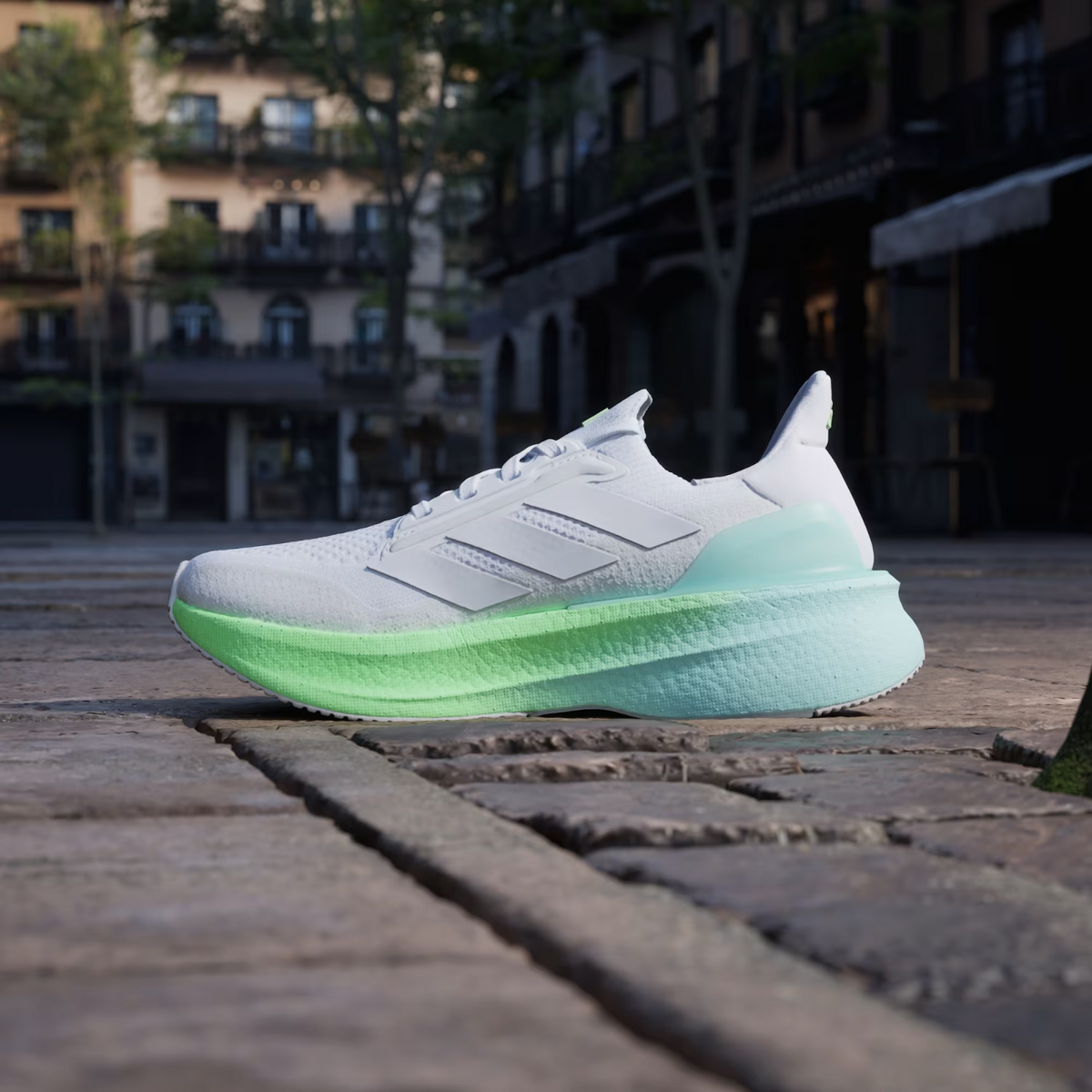 JQ2927 adidas Ultraboost 5X Cloud White Dash Grey Lime Burst (Women's)