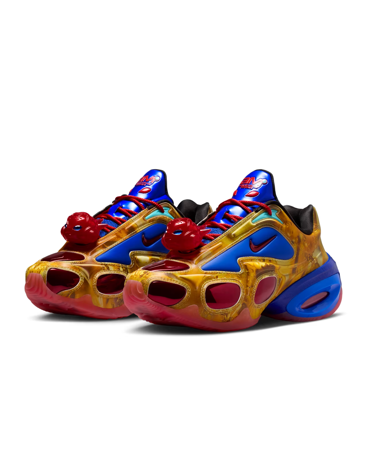 IQ3838-700 Windowsen Nike Air Max Muse Metallic Gold Chile Red (Women's)