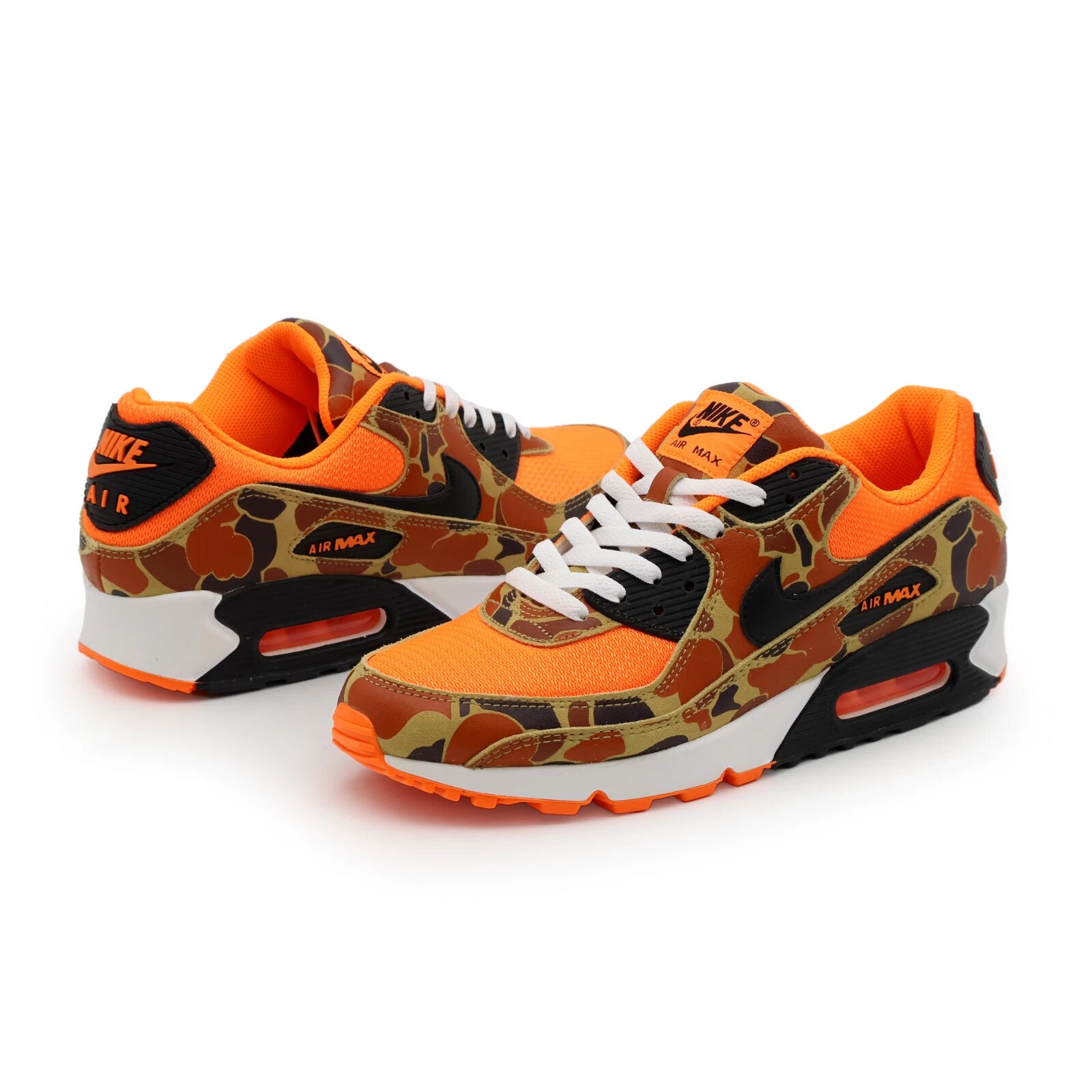 CW4039-800 Nike Air Max 90 Total Orange Duck Camo Black (Men's)