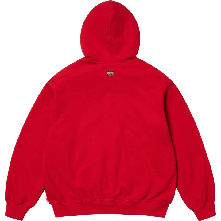 Supreme B.B. Simon Zip Up Hooded Sweatshirt Red