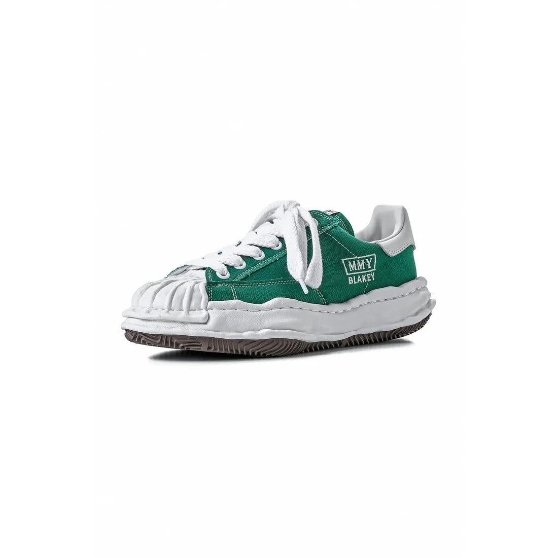 A08FW735-CL GREEN Maison MIHARA YASUHIRO BLAKEY Original Sole Canvas Low (Men's)