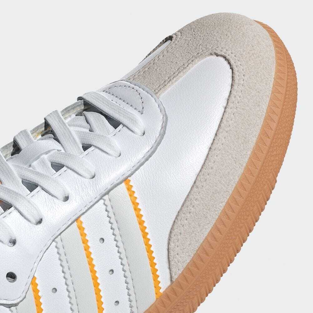 ID1479 adidas Originals Samba OG Footwear White Crystal White Crew Yellow (Men's