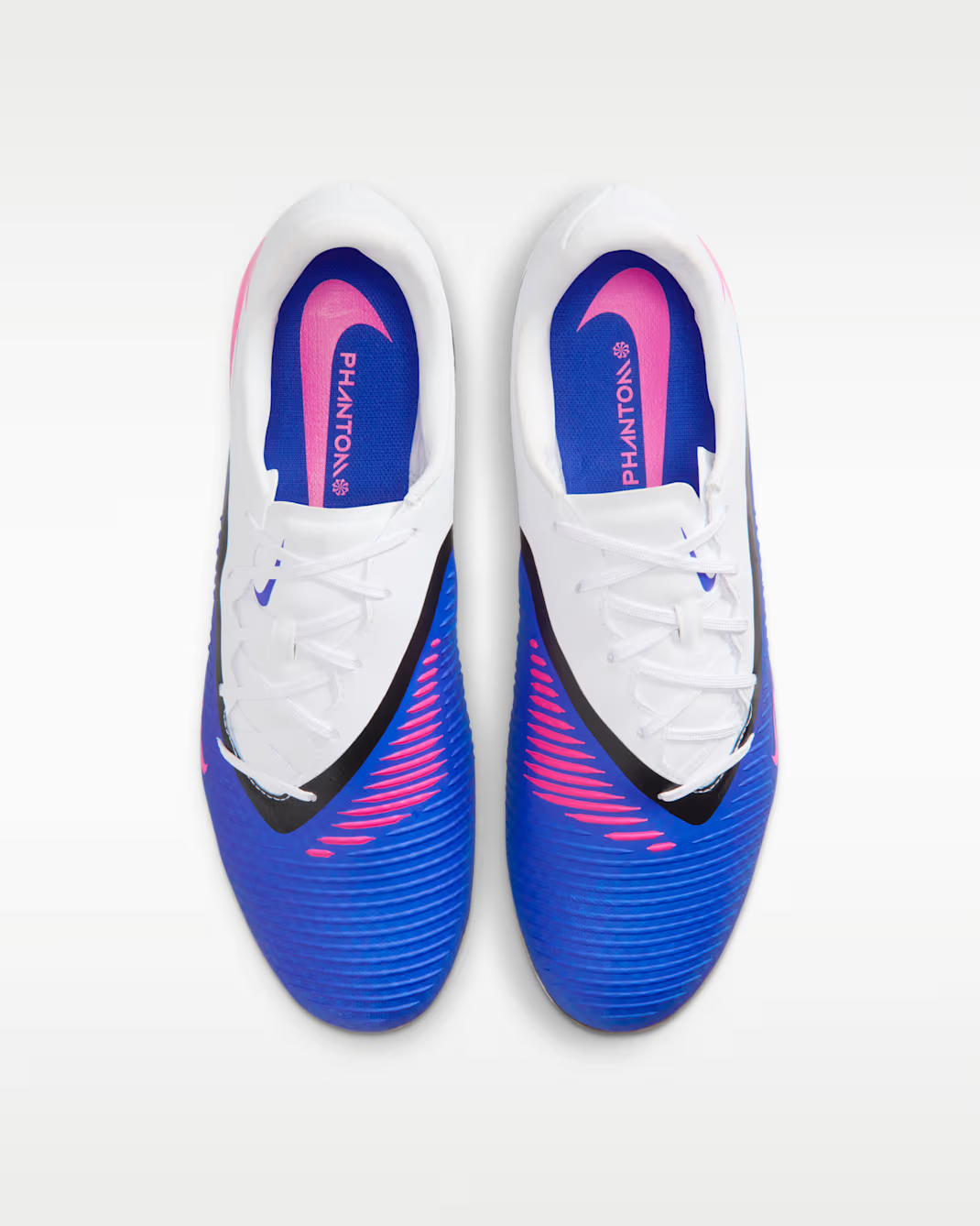HJ4564-446 Nike Phantom 6 Low Academy Racer Blue White Pink Blast (Men's)
