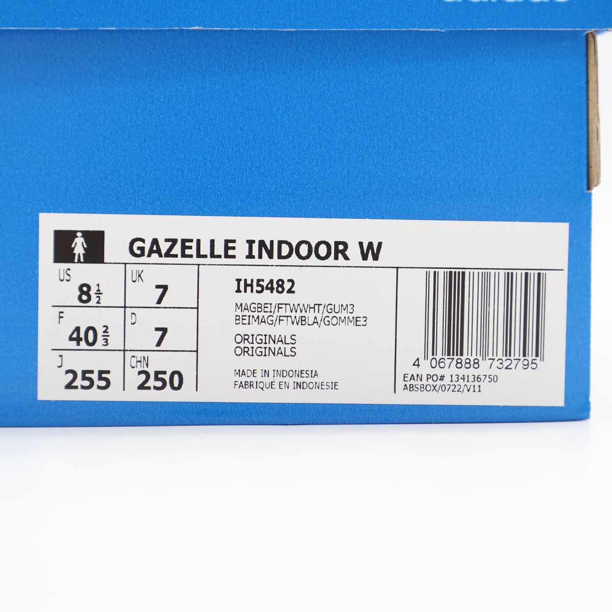 IH5482 adidas Originals Gazelle Indoor Wonder Beige Cloud White Gum (Women's)