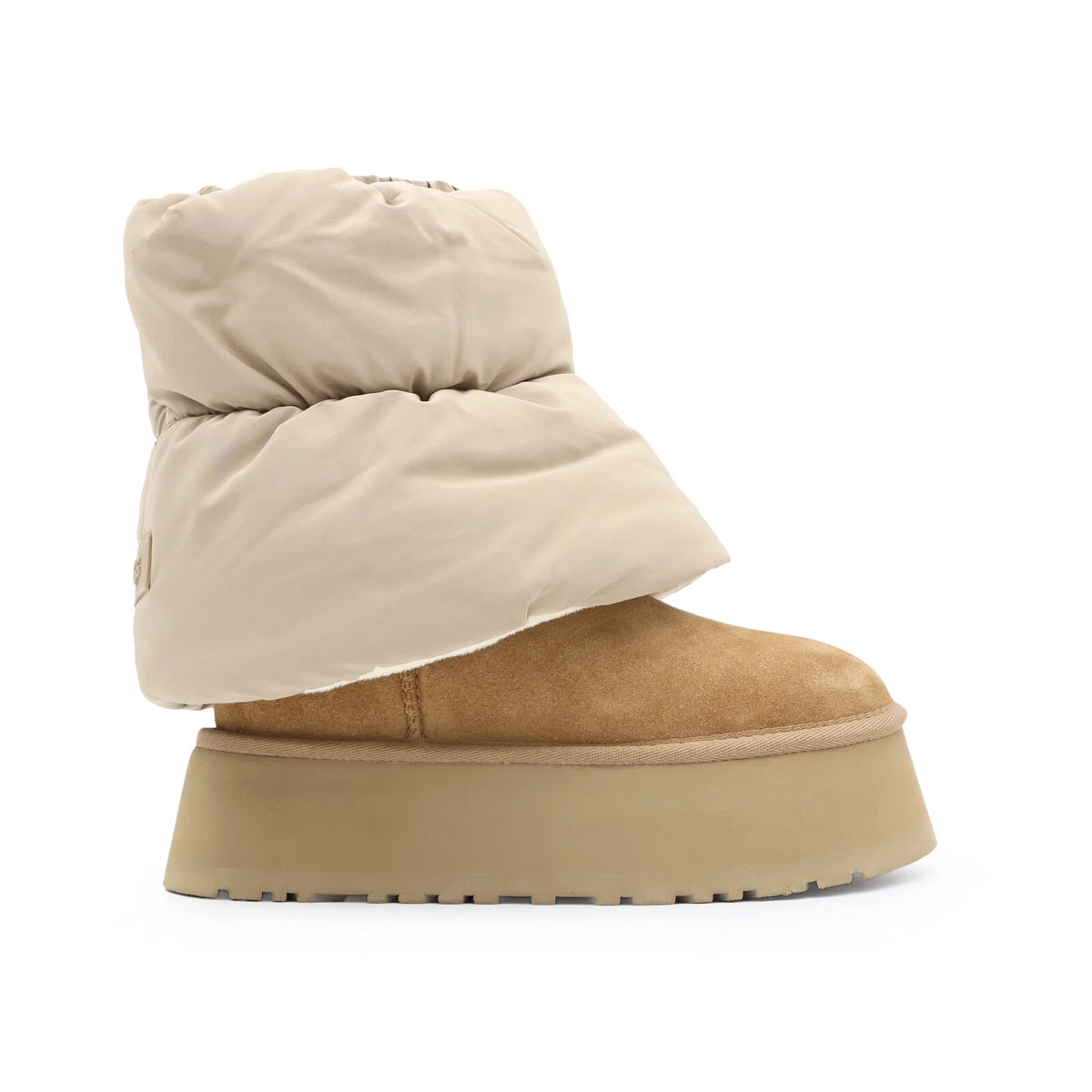 1158275-AHS UGG Women's Classic Mini Dipper Puffer Amphora Chestnut (Women's)