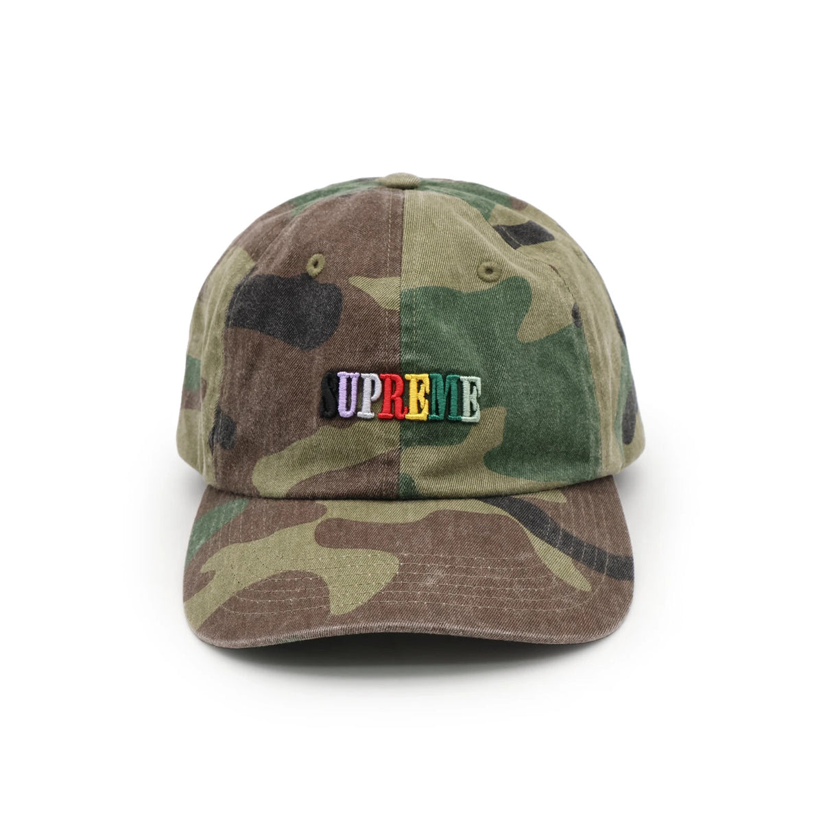Supreme Pigment Dye 6-Panel Camo