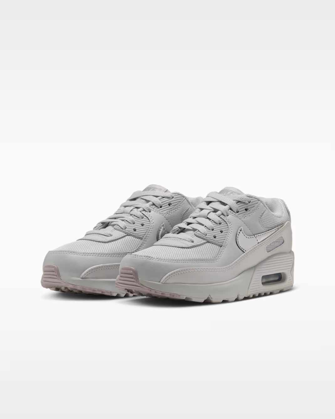 Nike GS Air Max 90 Photon Dust/Vast Grey/Silver Lilac/Metallic Silver