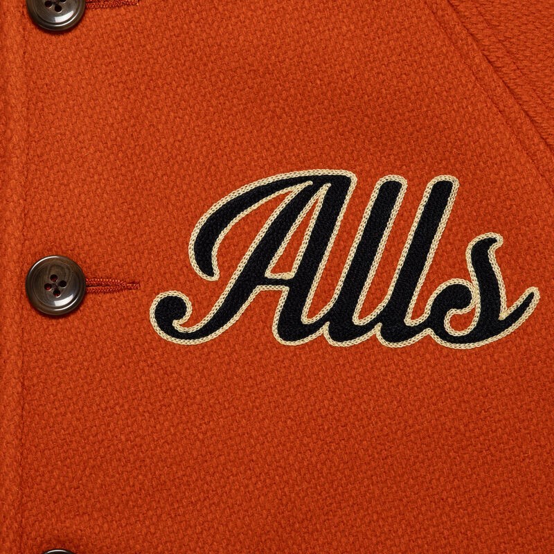 HUMAN MADE Wool Varsity Jacket Orange