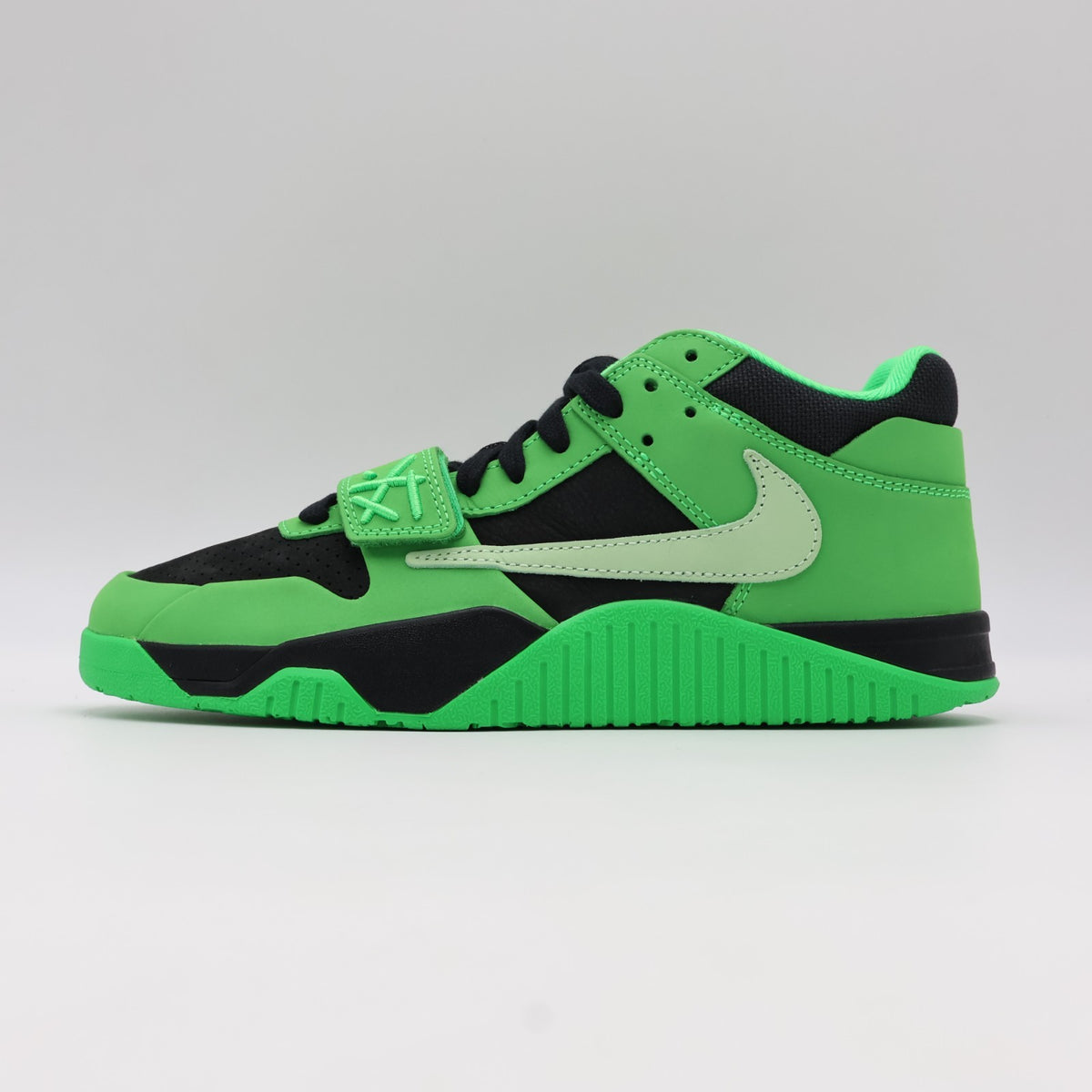IM9113-300 Travis Scott Ã Nike Jordan Jumpman Jack CJ1 T-Rexx Green Spark(Men's)