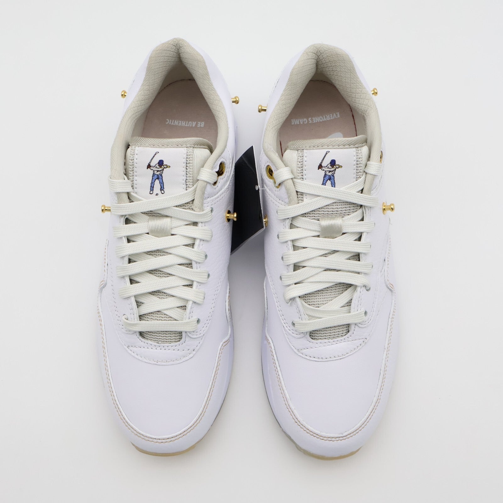 HQ3074-100 Eastside Golf Nike Air Max 1 86 OG Golf White Metallic Gold (Men's)