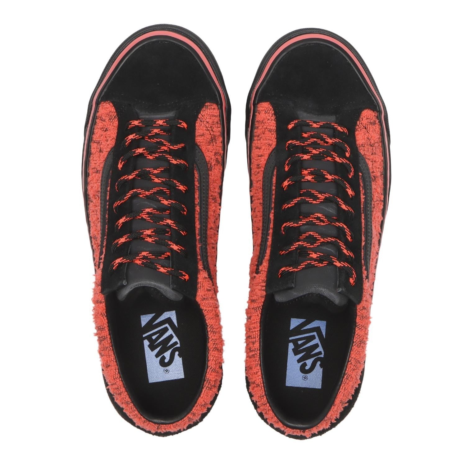 VN000EK7GP4 Vans Premium Old Skool 36 Jacquard Knit Black Fiery Coral (Men's)