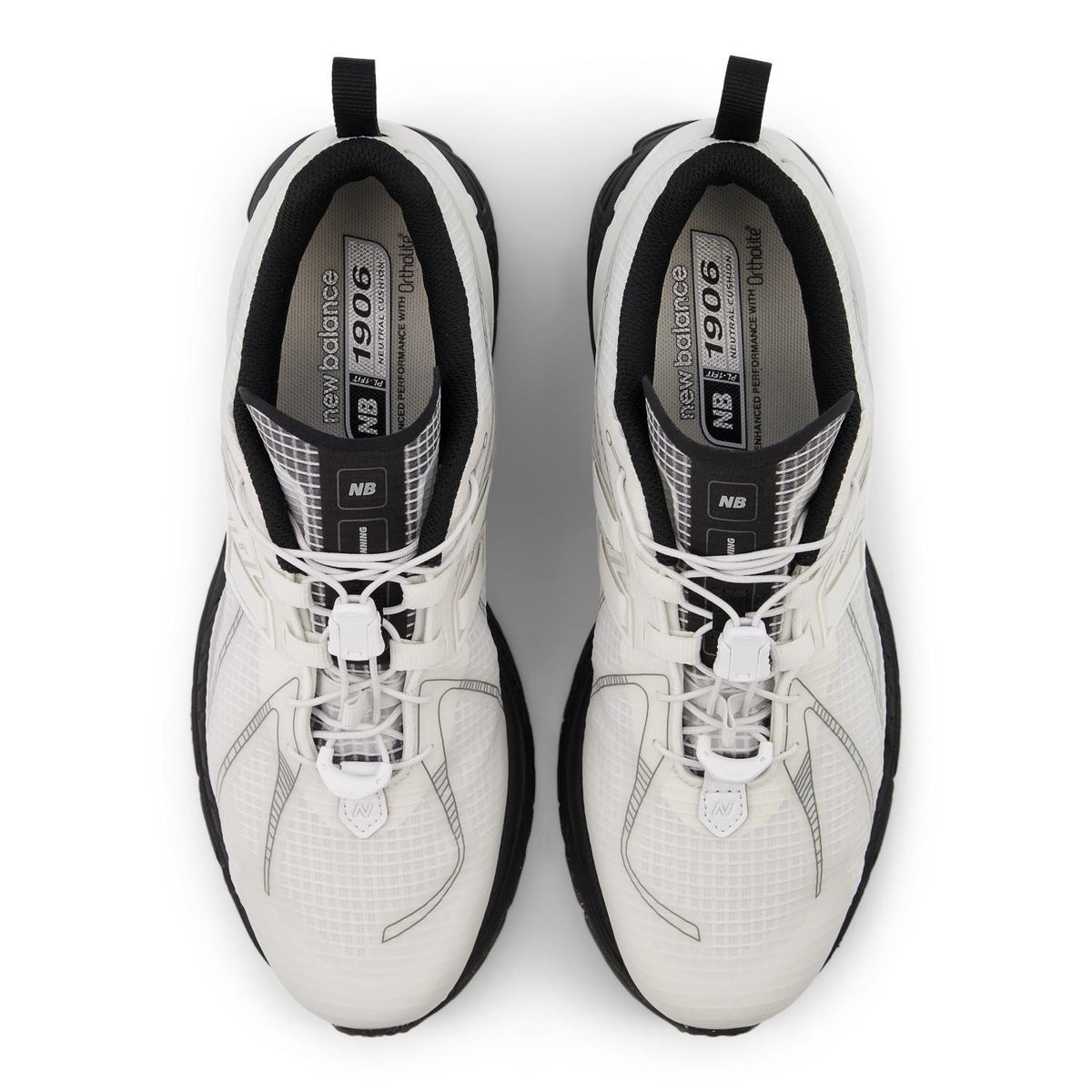 U1906RNA New Balance 1906R White Black (Men's)