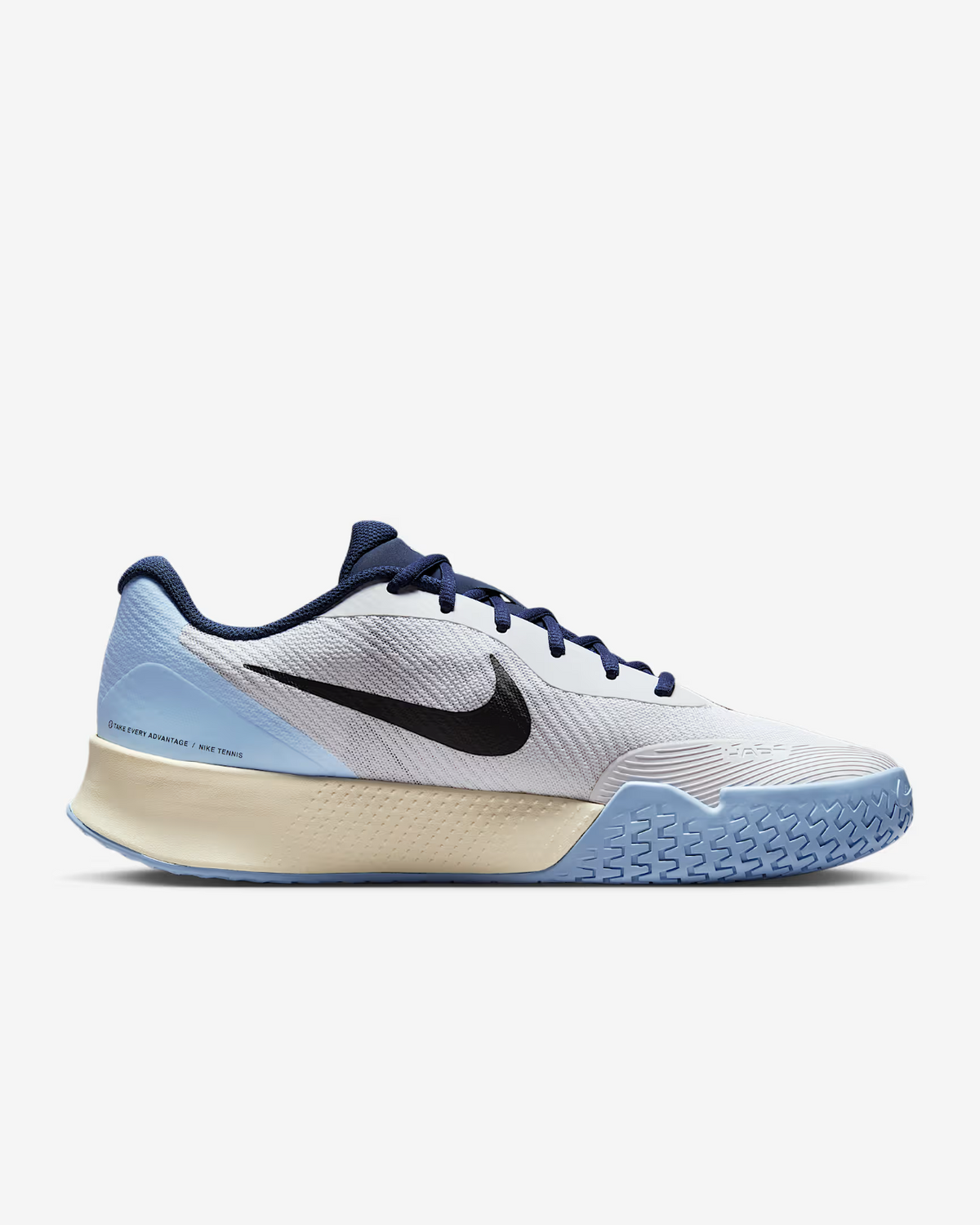 FZ2155-102 Nike Vapor Lite 3 White Midnight Navy Black (Men's)