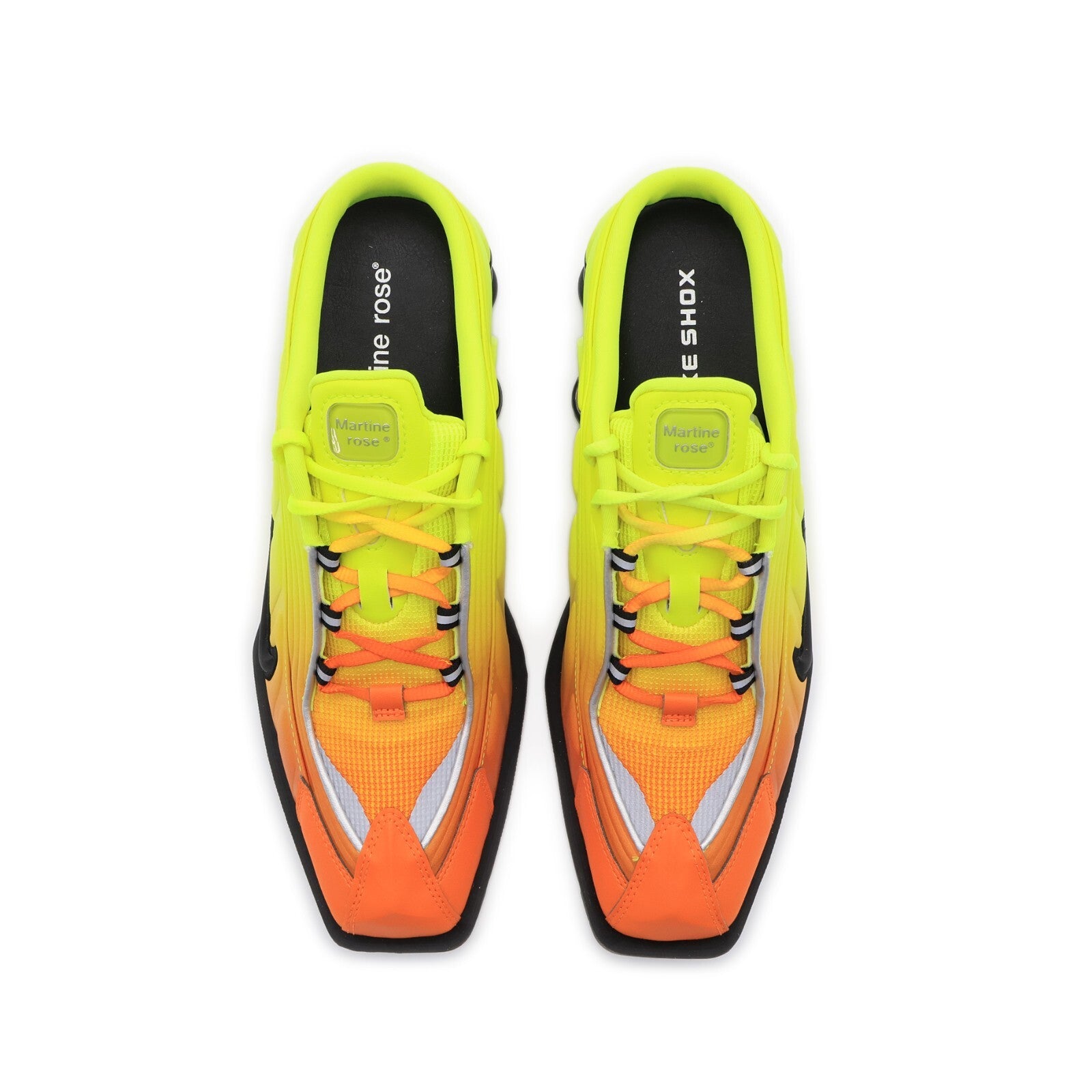 DQ2401-800 Martine Rose Nike Shox MR4 Safety Orange Metallic Silver (Women's)