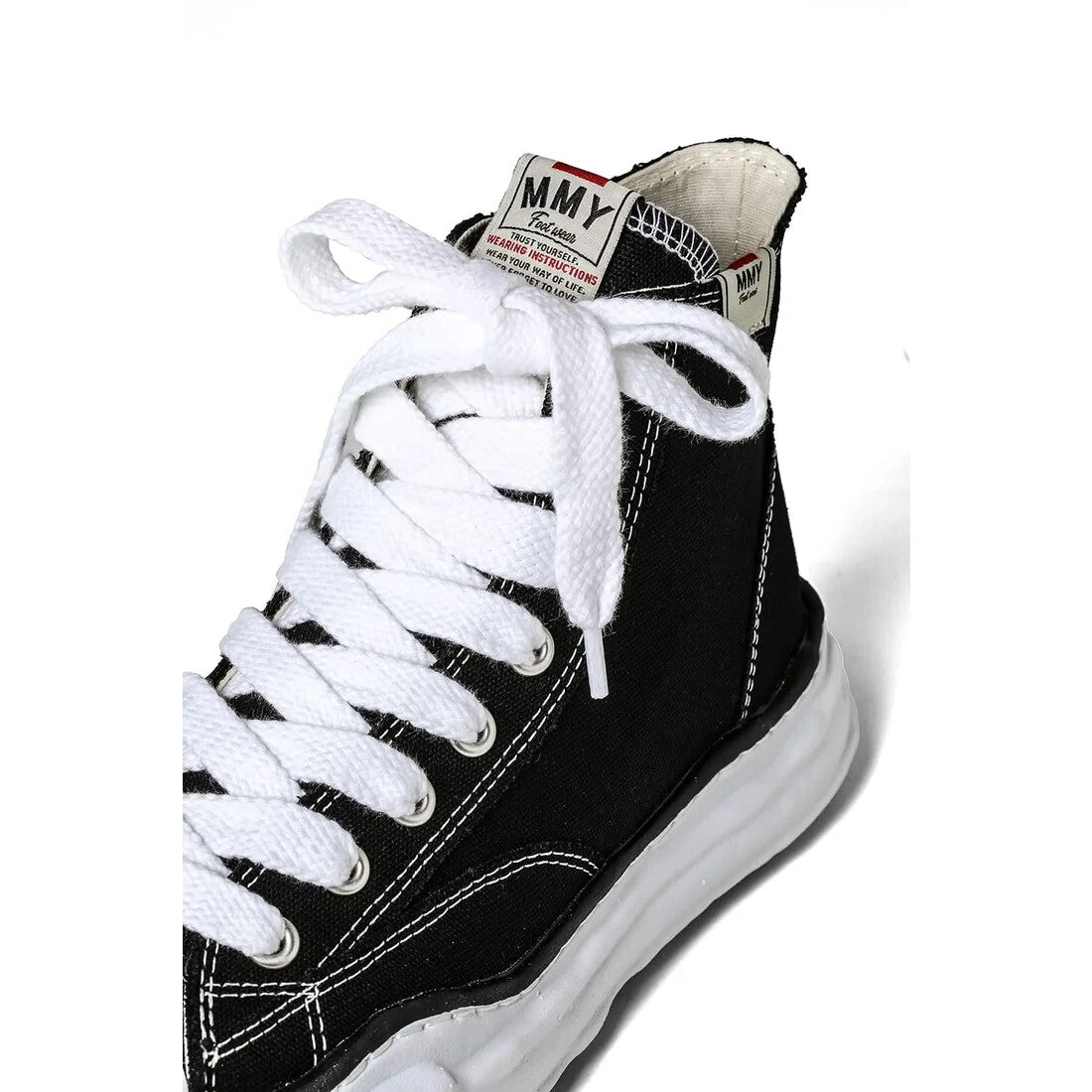 A01FW701-BLACK Maison MIHARA YASUHIRO PETERSON Original Sole Canvas (Men's)