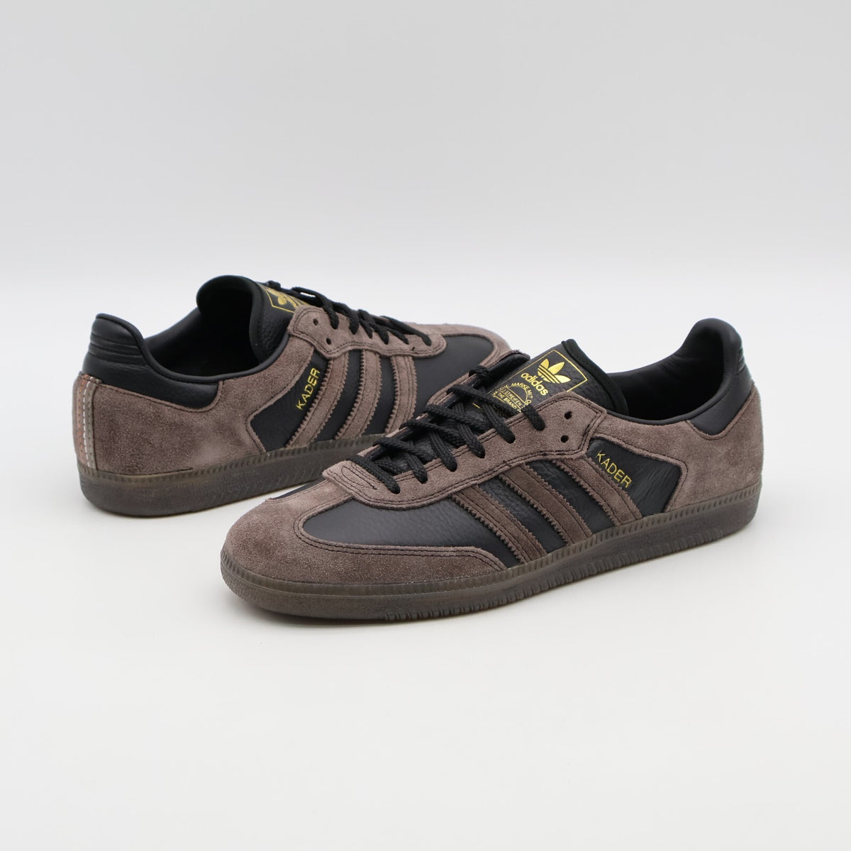 IF9235 Kader Sylla adidas Originals Samba ADV Core Black Brown Gum (Men's)