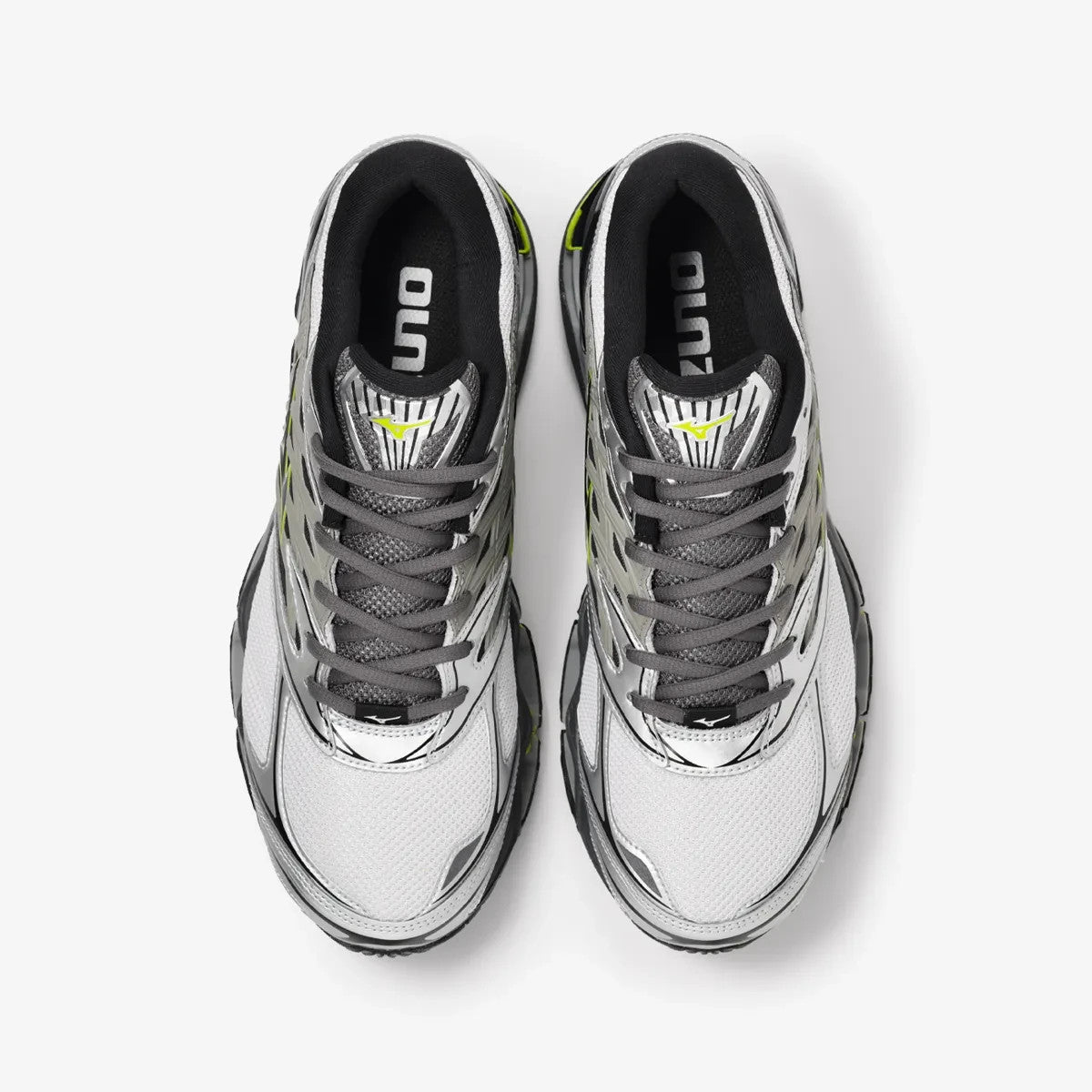 D1GA333711 Mizuno Wave Prophecy LS "Light Grey/Black/Lime Green" (Men's)