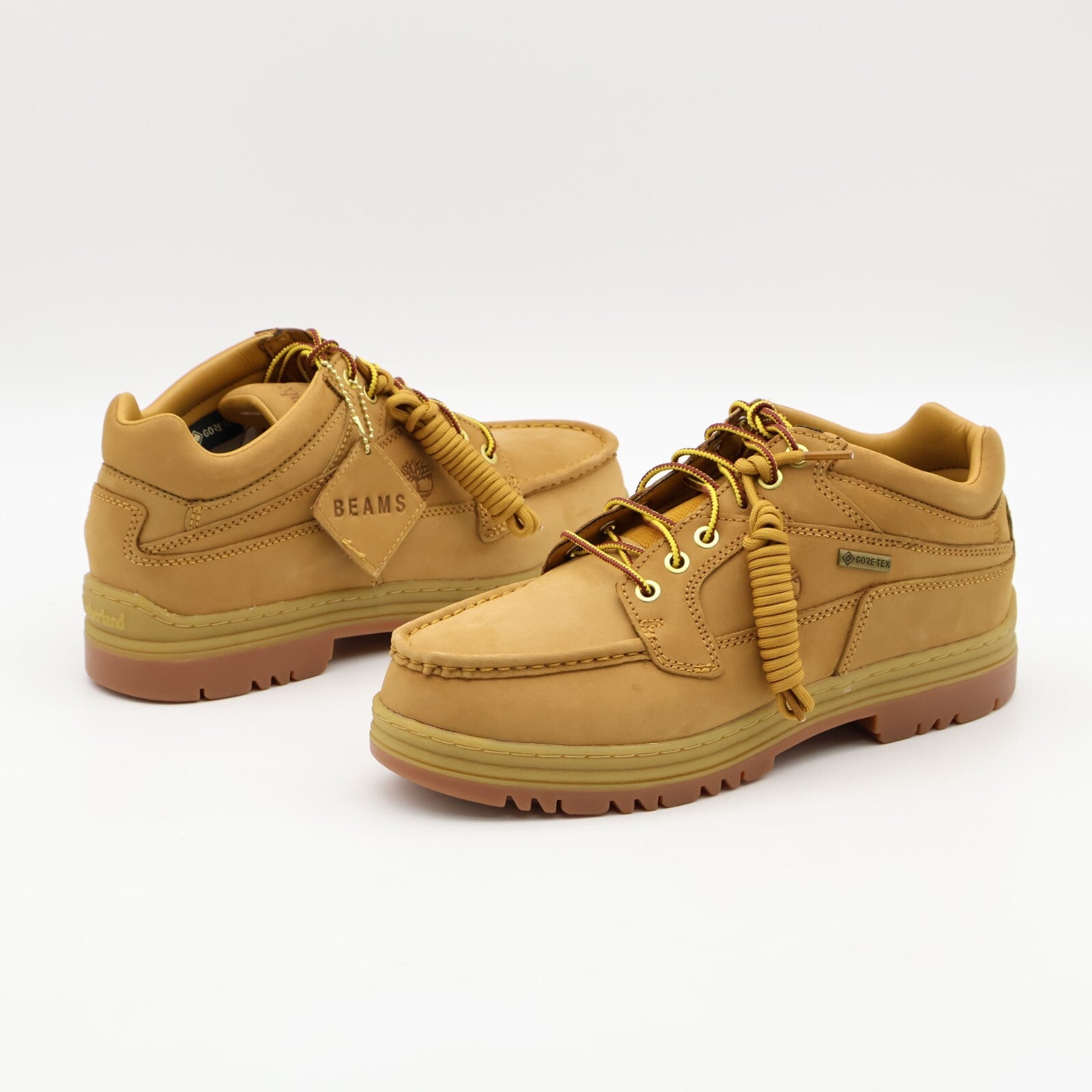 TB0A68M7763 BEAMS Exclusive Timberland Moc Toe Wheat (Men's)
