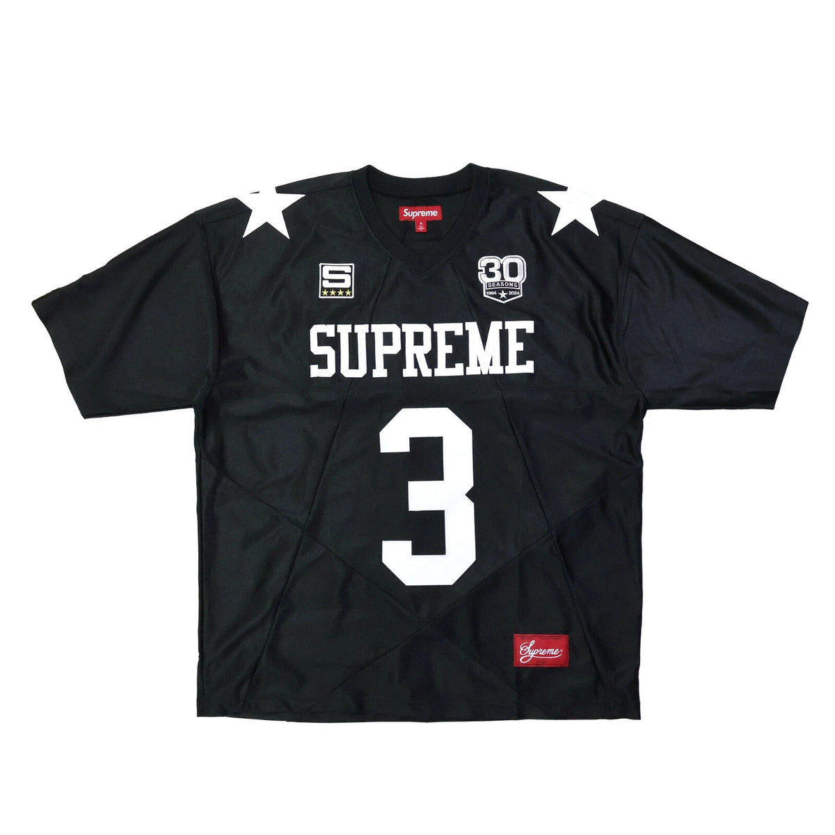 Supreme Star Football Jersey Black