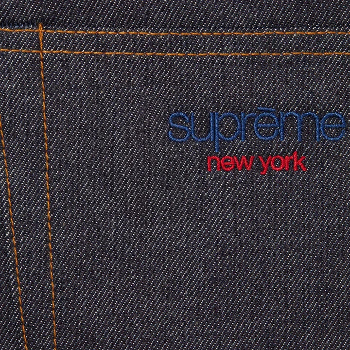 Supreme Baggy Selvedge Jean (25FW) Rigid Indigo