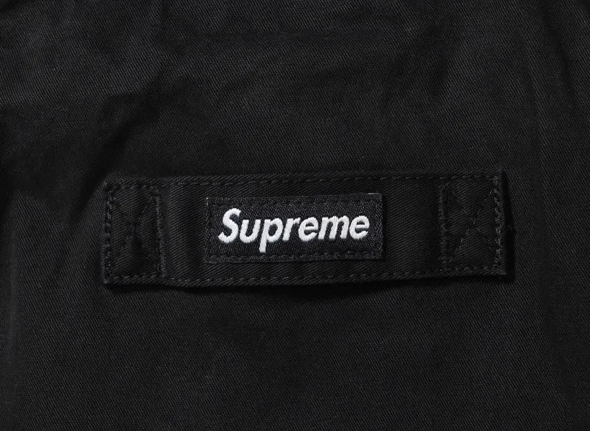 Supreme Hooded Raglan Jacket "Black"