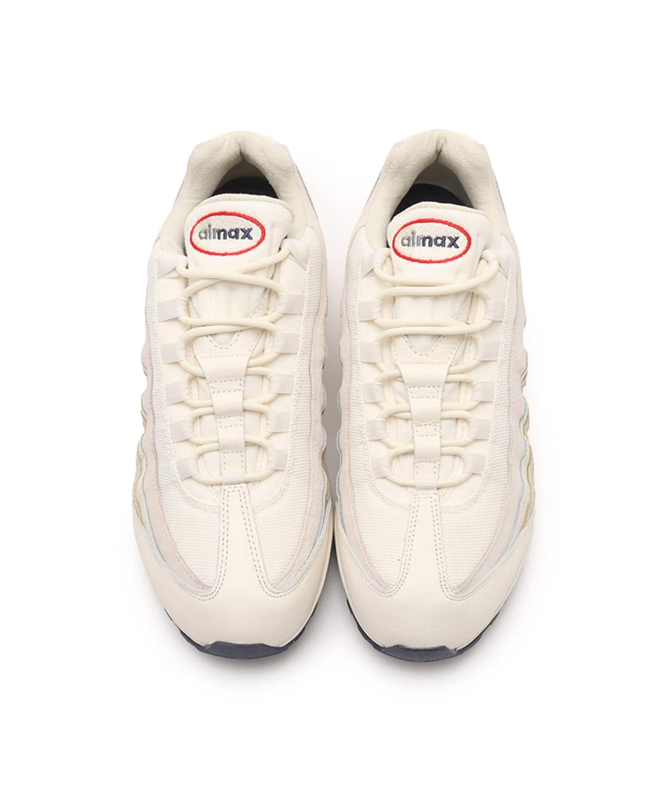 IH4378-110 NIKE AIR MAX 95 OG PRM PALE IVORY/UNIVERSITY RED-LT KHAKI-SAIL(Men's)
